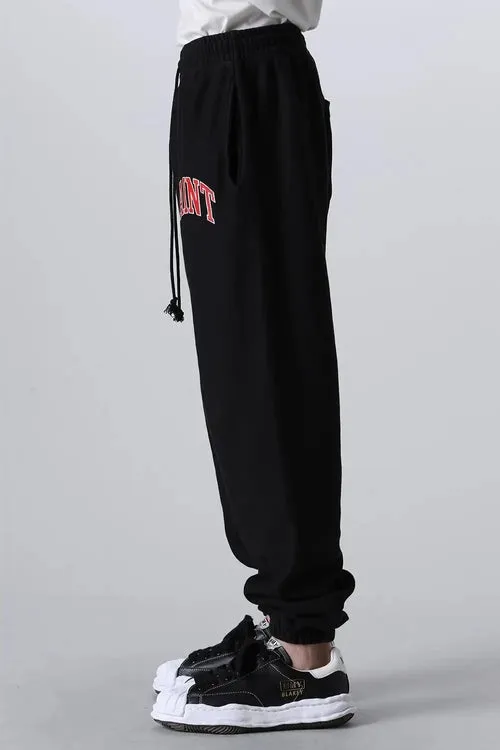 SAINT MICHAEL ARCH SAINT SET PANTS/BLACK The latest SAINT LOGO sweatpants, washed black/gray gray S-XL, custom woven and dyed, black surface and gray bottom fabric, same as the original version, original level straight cracking pulp, original cut and loose fit